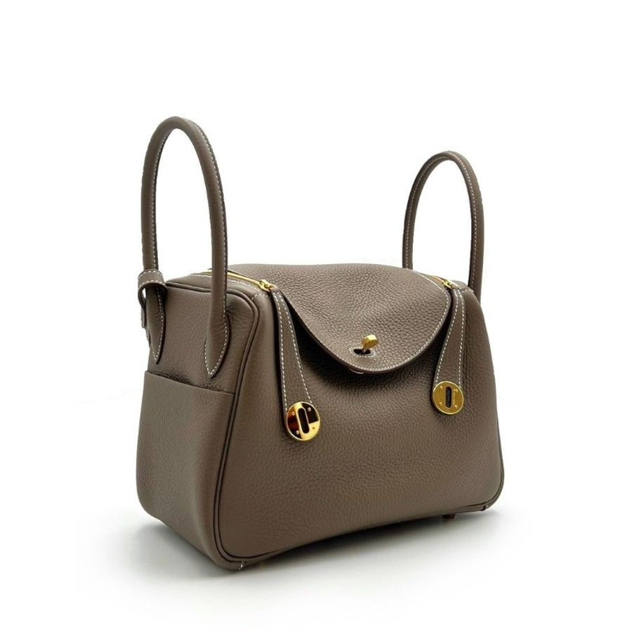 HERMES Lindy26 - 灰金-5