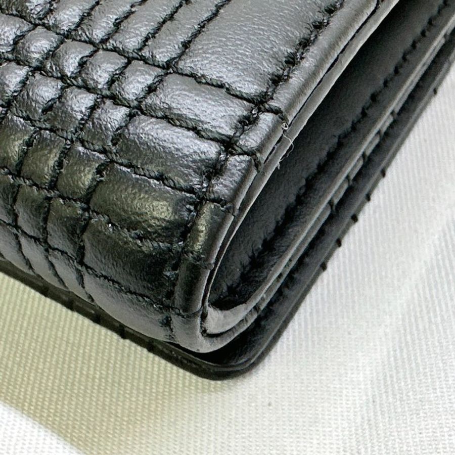 BURBERRY 全新Lola小羊皮翻蓋長夾-13