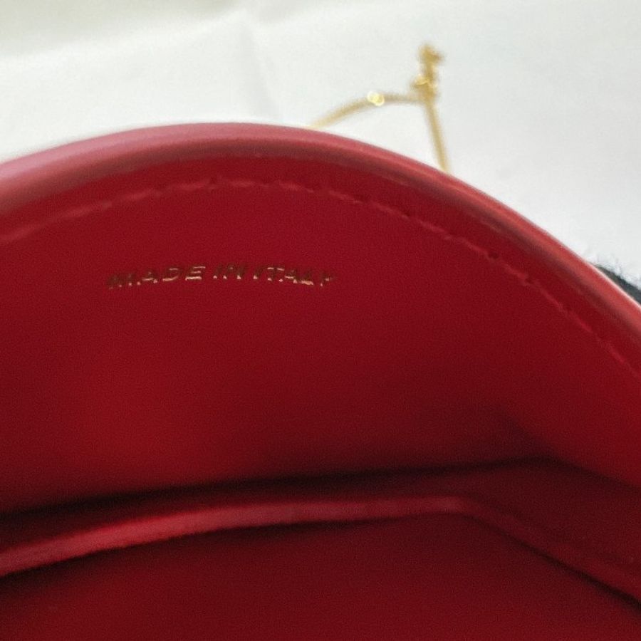 BURBERRY 鏈帶翻蓋皮革卡包-10