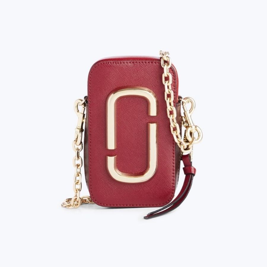 Marc Jacobs-Hotshot系列 硬殼防刮皮革鏈條小方包-7