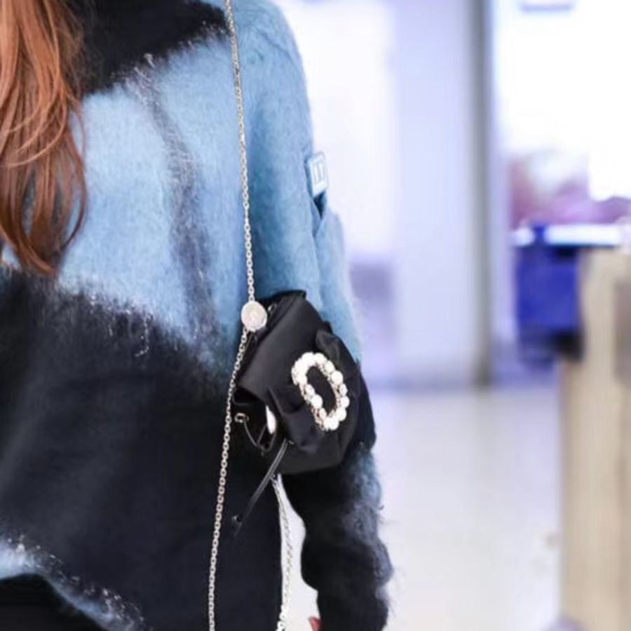 Roger Vivier mini 鍊帶雙肩包-0