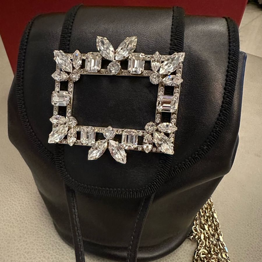 Roger Vivier mini 鍊帶雙肩包-5
