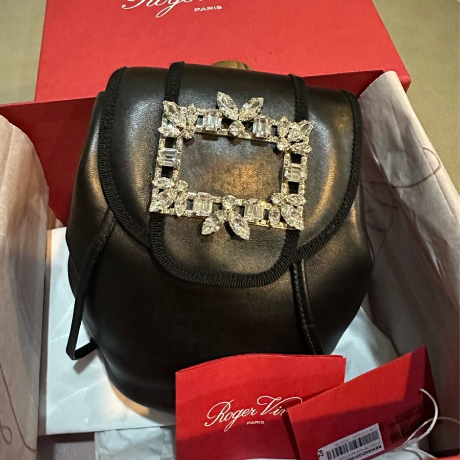 Roger Vivier mini 鍊帶雙肩包-6