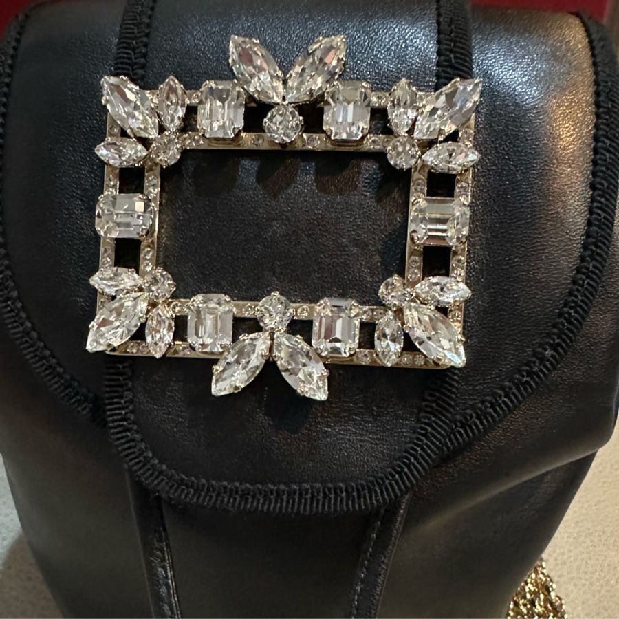 Roger Vivier mini 鍊帶雙肩包-19