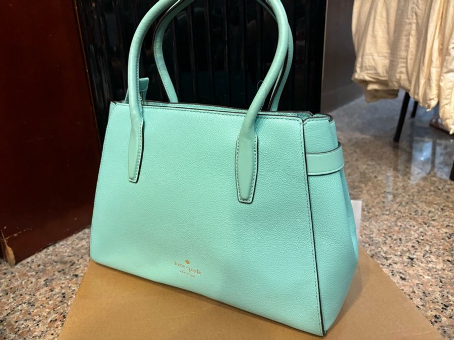 Kate Spade 手提斜背包-淡藍-1