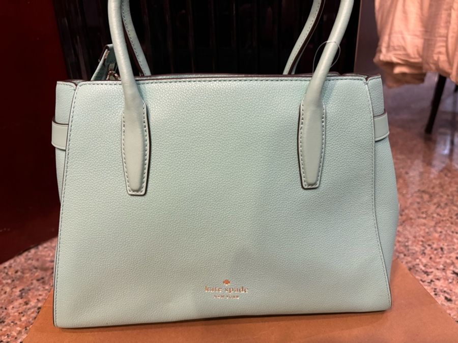 Kate Spade 手提斜背包-淡藍-5