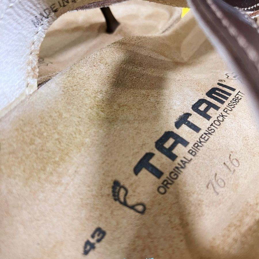 全新正品BIRKENSTOCK 日本製TATAMI HOTAKA 勃肯足跡舒適人字拖鞋-2