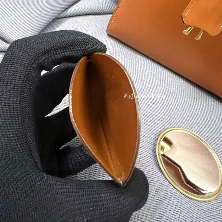 Gucci 啡金色Kelly Lock Bag+鏡子套裝-37