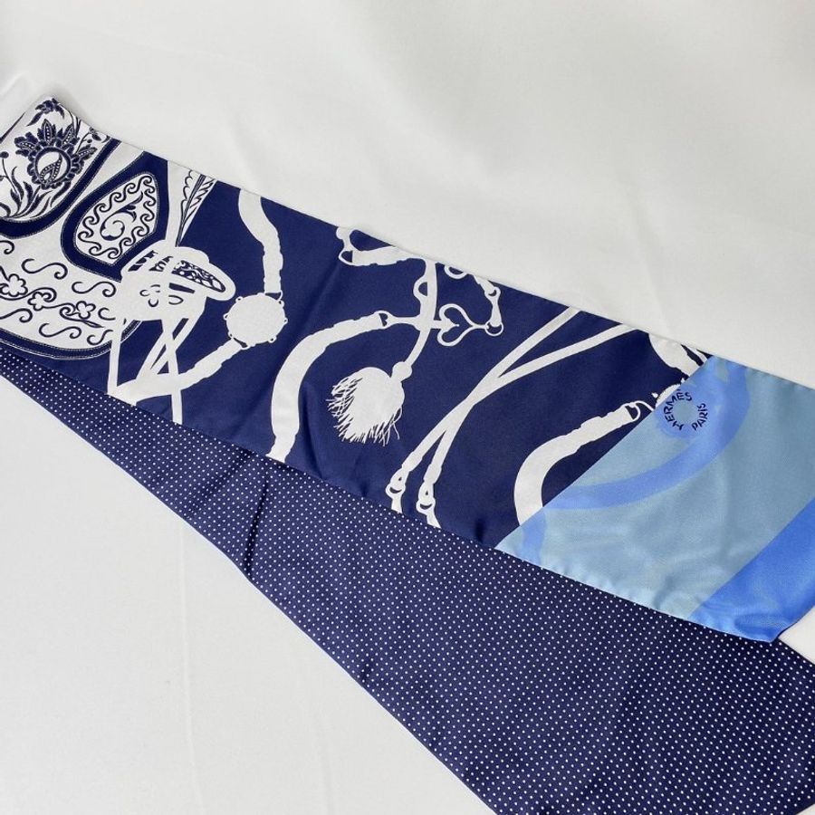 HERMES MAXI TWILLY雙面絲巾-2