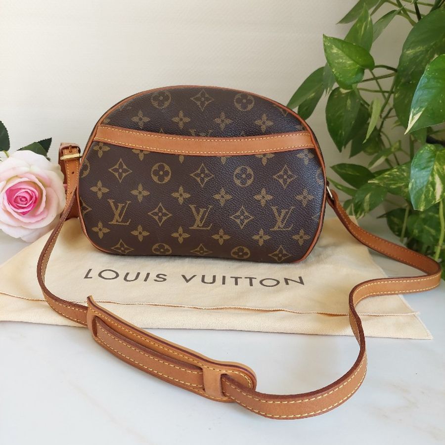 LV Monogram 中古蘋果包🎀現品實拍 🎀 Vintage 經典花紋老花/蘋果包/柏芝包/斜背包~二手品-3