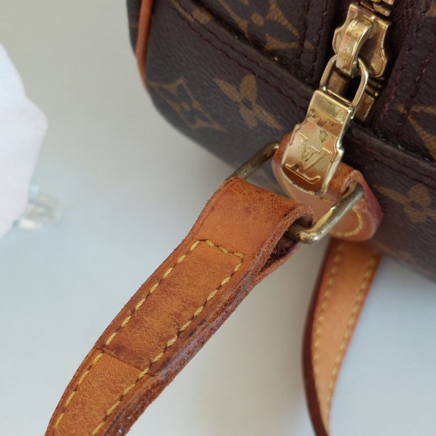 LV Monogram 中古蘋果包🎀現品實拍 🎀 Vintage 經典花紋老花/蘋果包/柏芝包/斜背包~二手品-24