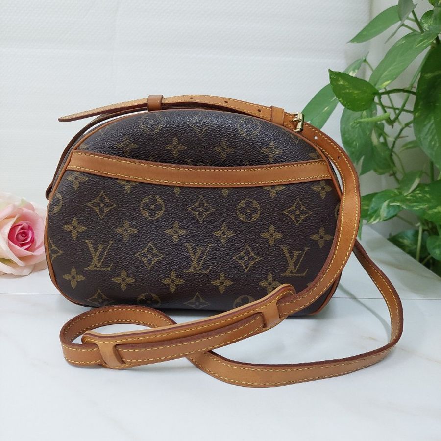 LV Monogram 中古蘋果包🎀現品實拍 🎀 Vintage 經典花紋老花/蘋果包/柏芝包/斜背包~二手品-13