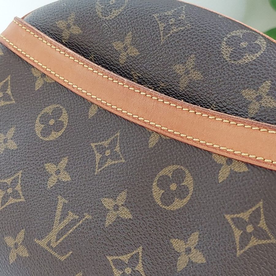LV Monogram 中古蘋果包🎀現品實拍 🎀 Vintage 經典花紋老花/蘋果包/柏芝包/斜背包~二手品-44
