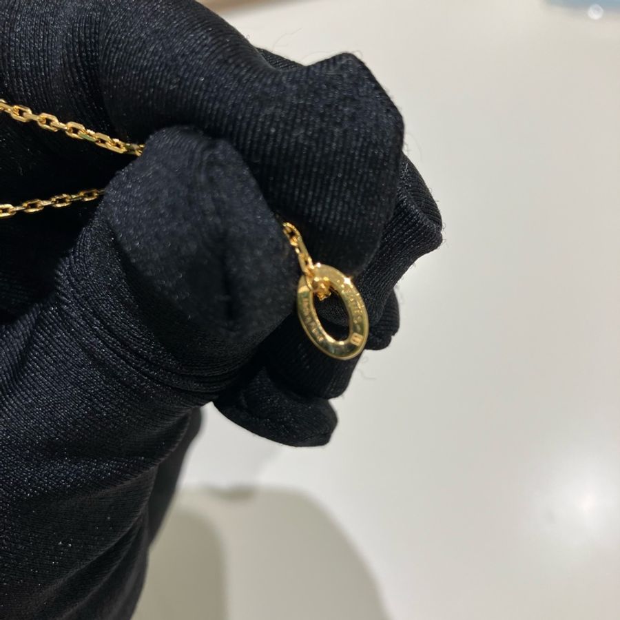 TK0876 HERMES MINI POP H NECKLACE 藍金 愛馬仕迷你H藍色項鍊-7