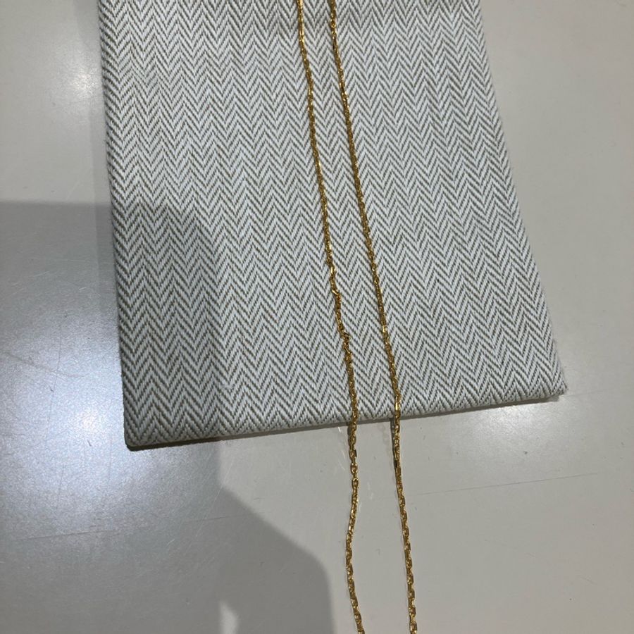 TK0876 HERMES MINI POP H NECKLACE 藍金 愛馬仕迷你H藍色項鍊-9