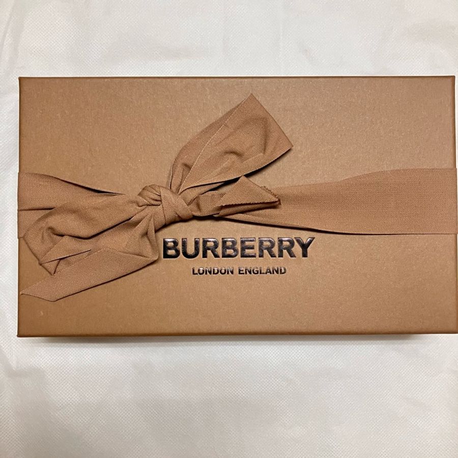 全新台灣官網購入BURBERRY老花長夾-6