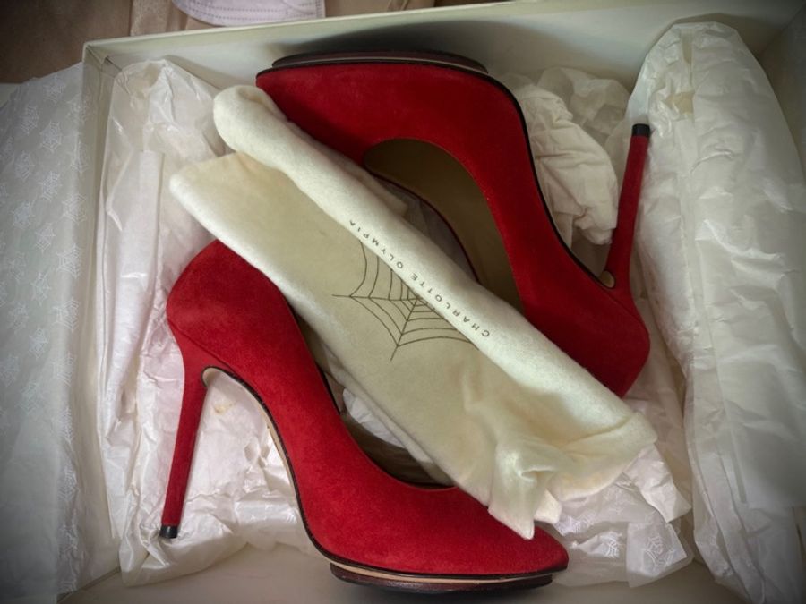 charlotte olympia 火紅女星性感高跟鞋 防水台加高細跟鞋 36.5-2