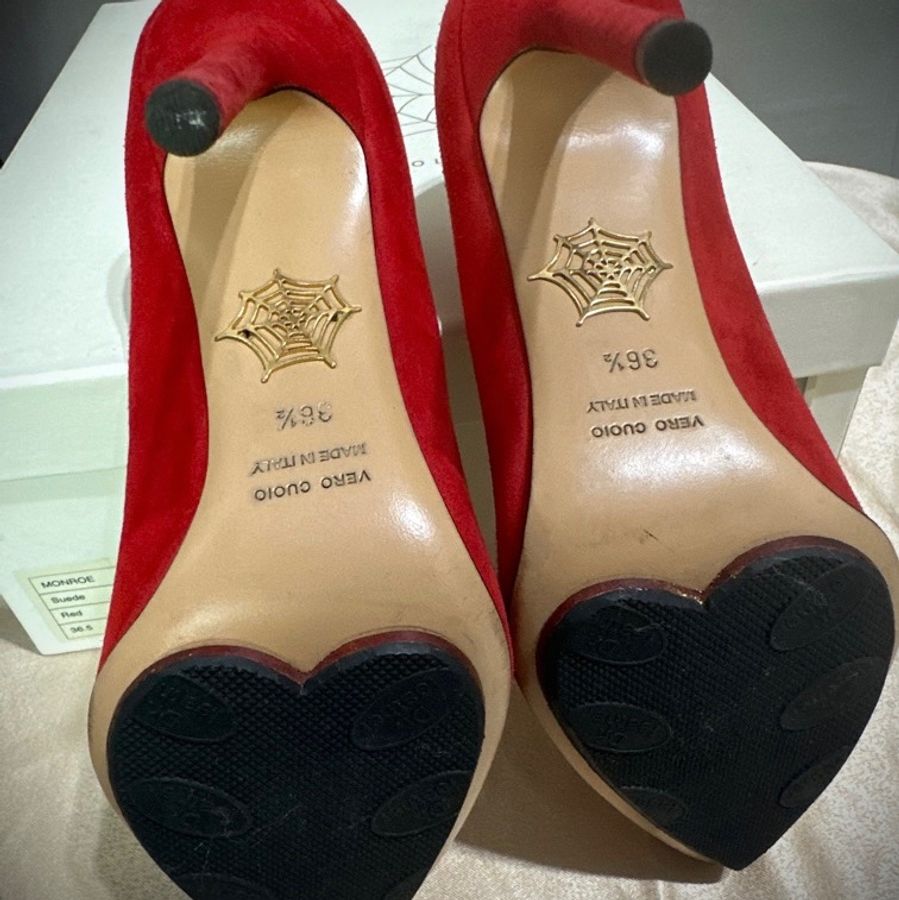 charlotte olympia 火紅女星性感高跟鞋 防水台加高細跟鞋 36.5-6