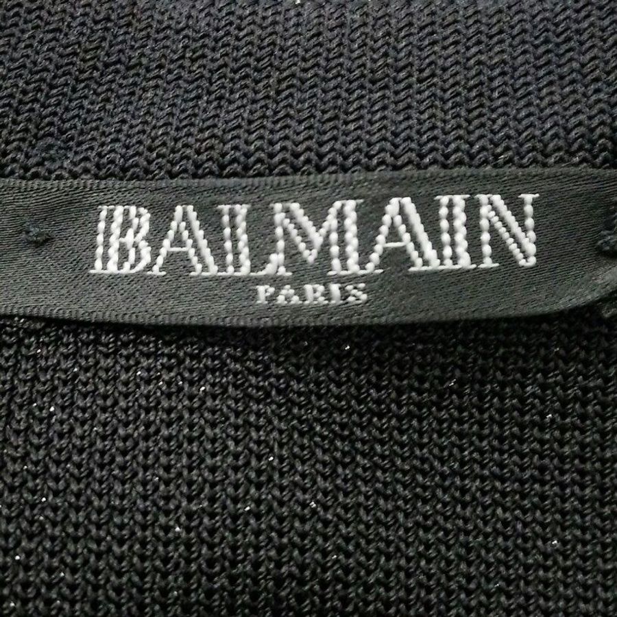 Balmain 露肩不對稱連衣裙XL碼-5