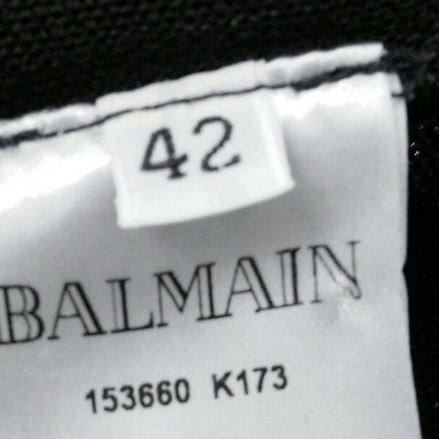 Balmain 露肩不對稱連衣裙XL碼-6