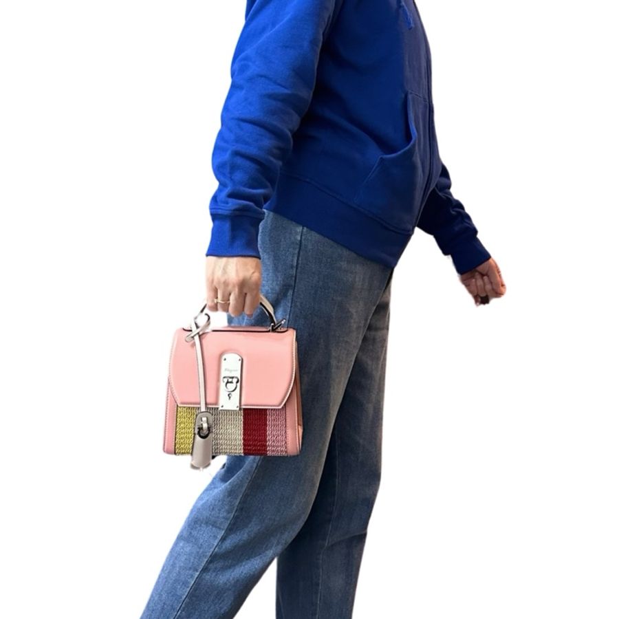 BOXYZ Small Leather And Knitted Bag皮革鍊帶編織包-2