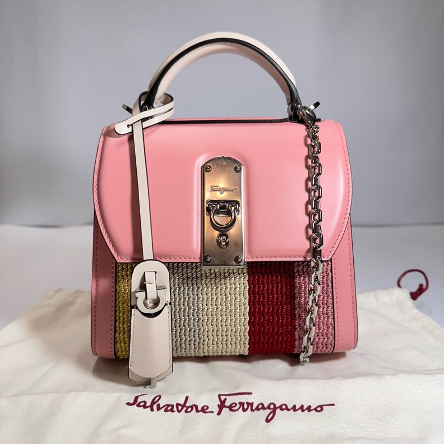 BOXYZ Small Leather And Knitted Bag皮革鍊帶編織包-3