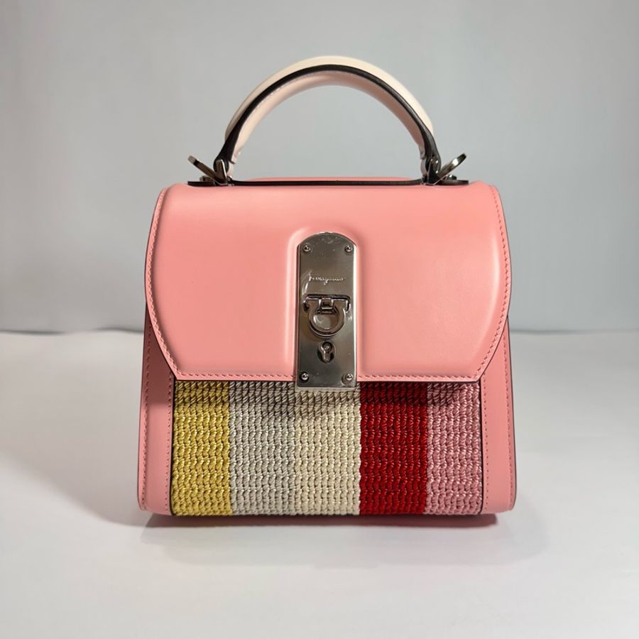 BOXYZ Small Leather And Knitted Bag皮革鍊帶編織包-5