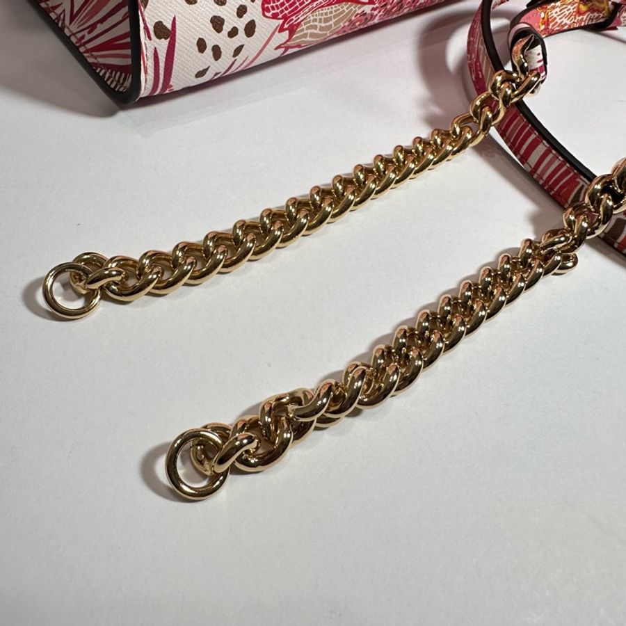 Vara Bow Top Handle 印花絲巾手提/肩背包-17