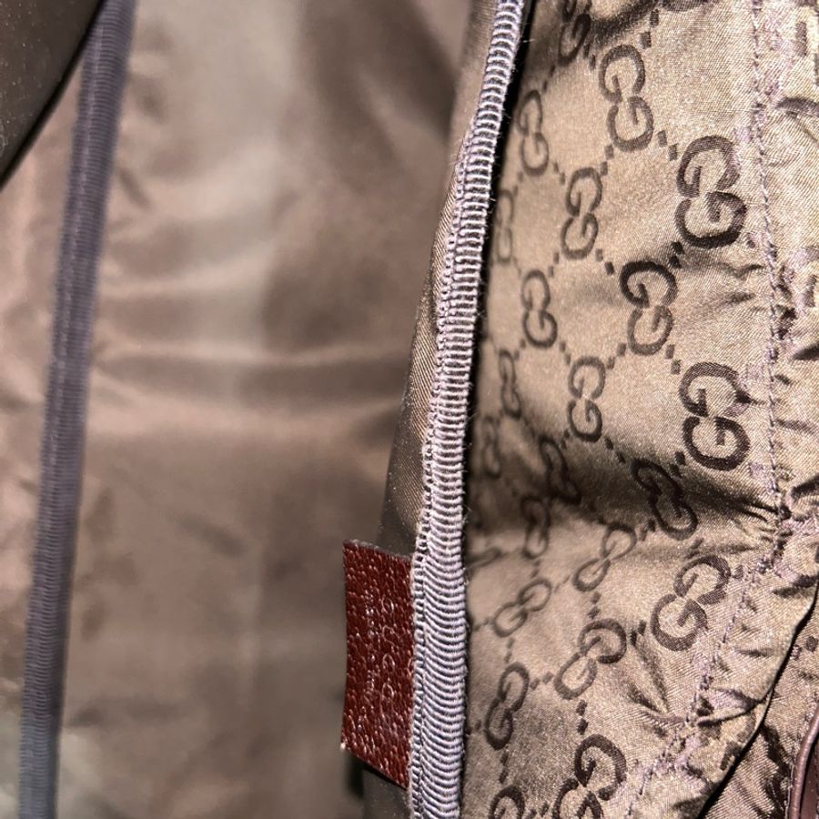 GUCCI經典提花布媽媽包 旅行包-7