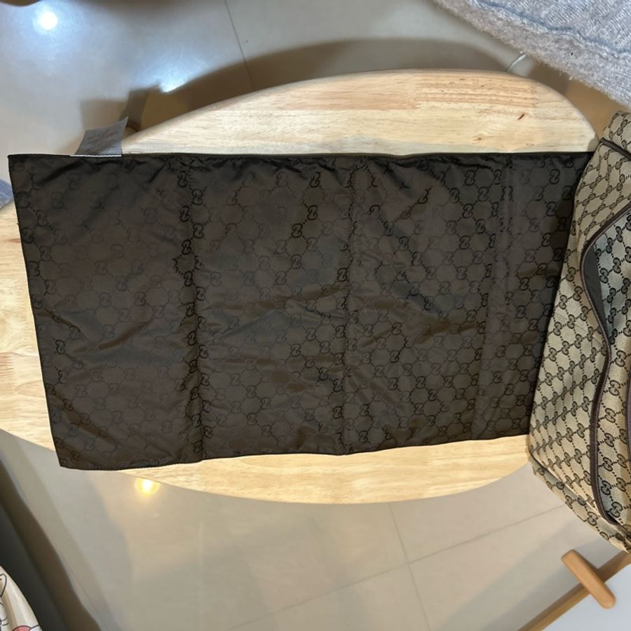 GUCCI經典提花布媽媽包 旅行包-8
