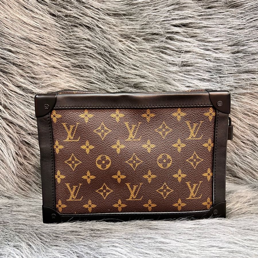LV M44427 老花 原花 Soft trunk 箱子 軟箱 斜背包 肩背包-2