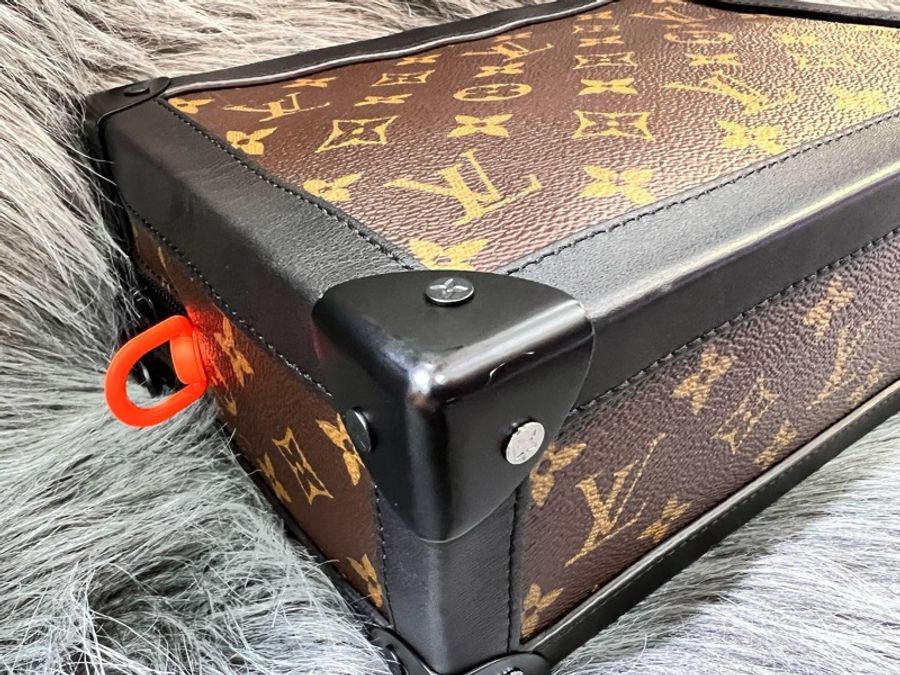 LV M44427 老花 原花 Soft trunk 箱子 軟箱 斜背包 肩背包-15