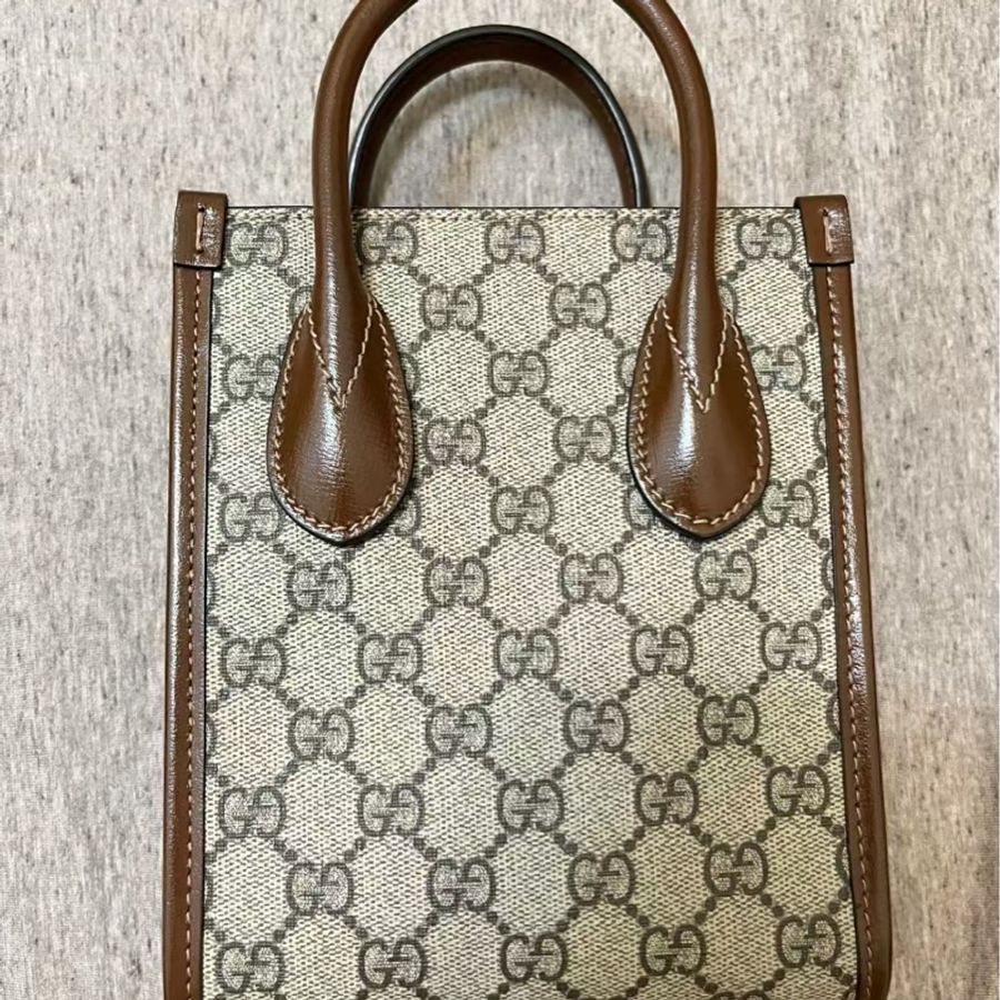 《特惠價》Gucci mini tote 經典老花托特包-6