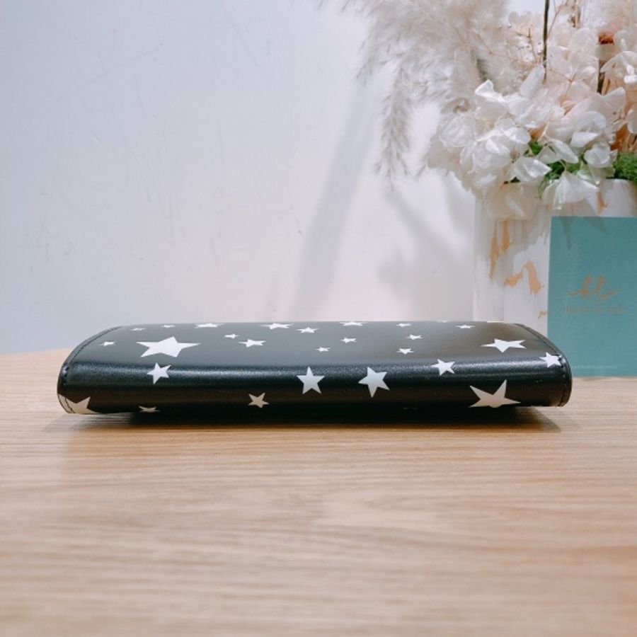 BALENCIAGA 巴黎世家星形圖案長銀包 STAR PATTERN LEATHER LONG WALLET-2