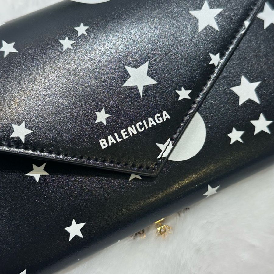BALENCIAGA 巴黎世家星形圖案長銀包 STAR PATTERN LEATHER LONG WALLET-11