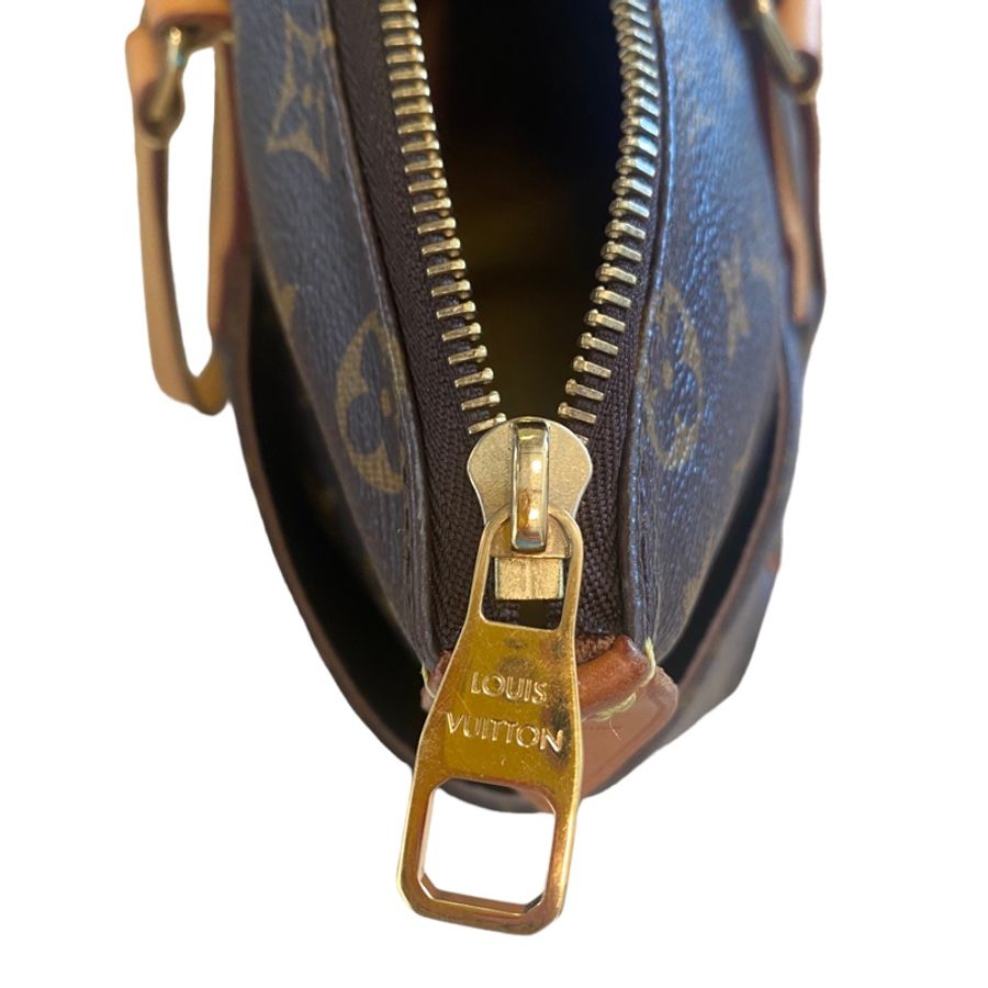 LV托特包。Louis Vuitton M56689原花Totally 雙口袋/拉鍊/肩背包/電腦包-6