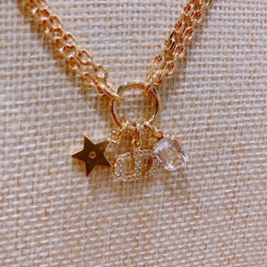 DIOR 迪奧星形及CD項鏈 STAR AND CD LOGO NECKLACE-1