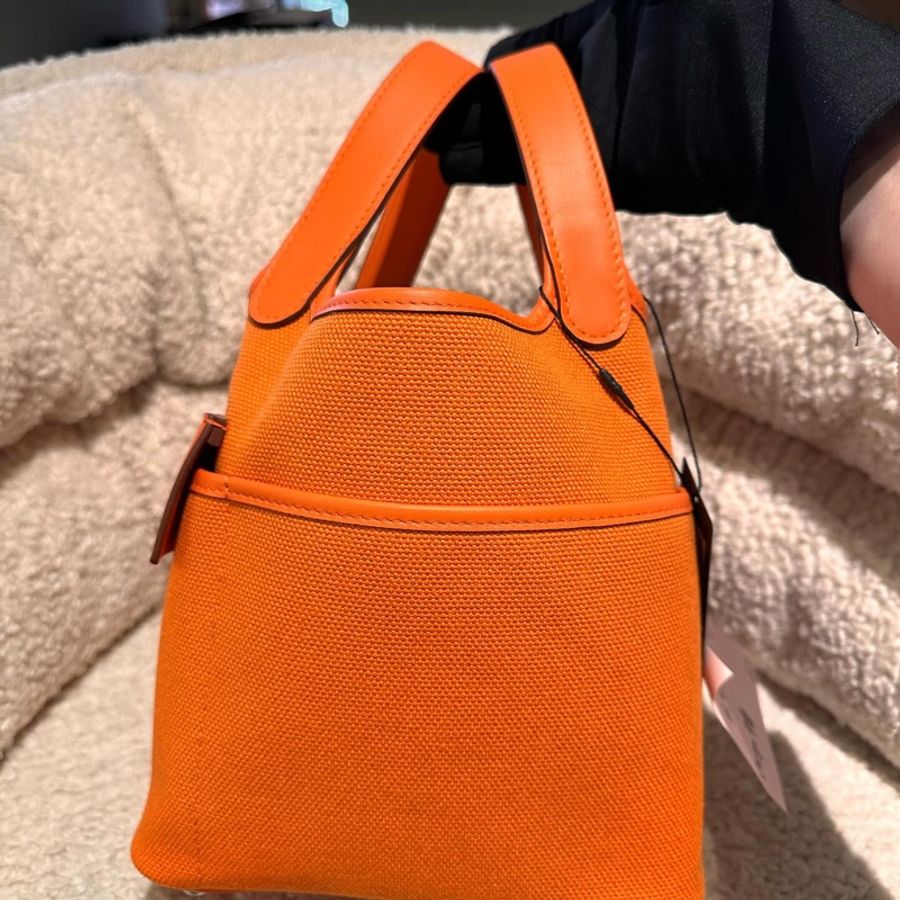 Hermes Cargo Picotin Lock Bag 18愛馬仕橘-1