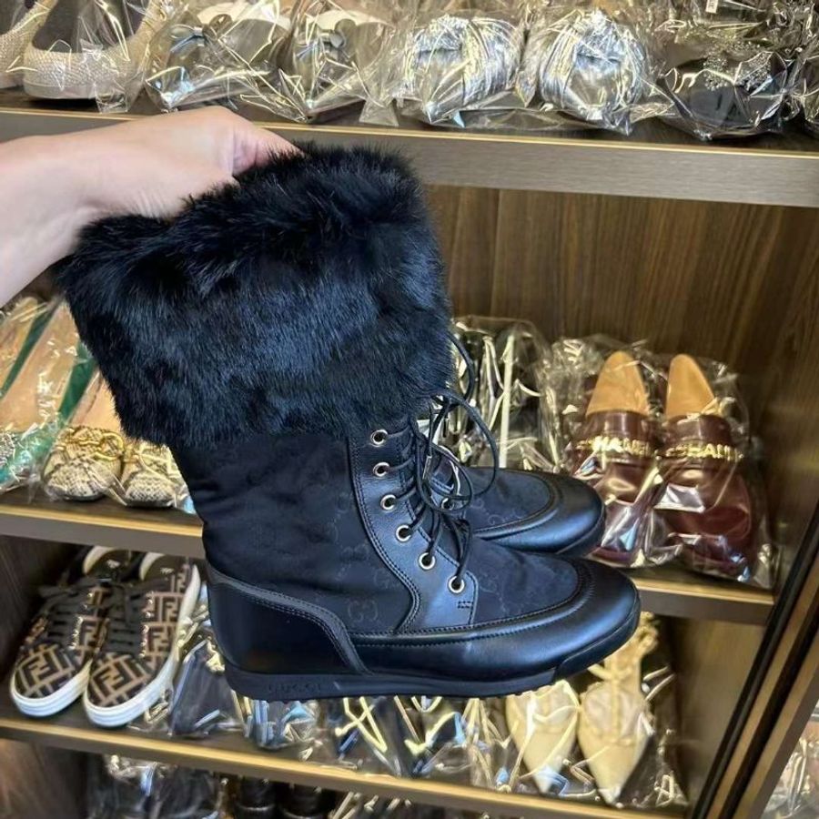 GUCCI短靴 尺寸34偏大 很新-0