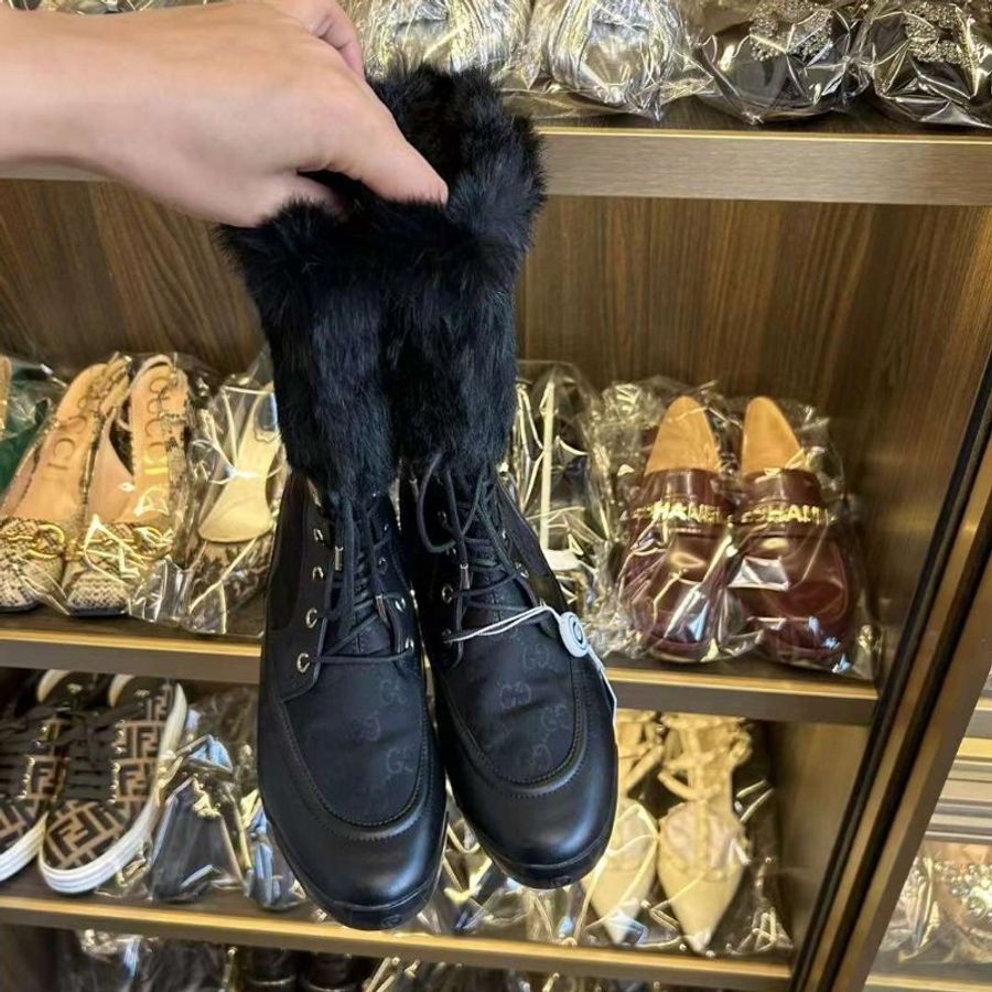 GUCCI短靴 尺寸34偏大 很新-1