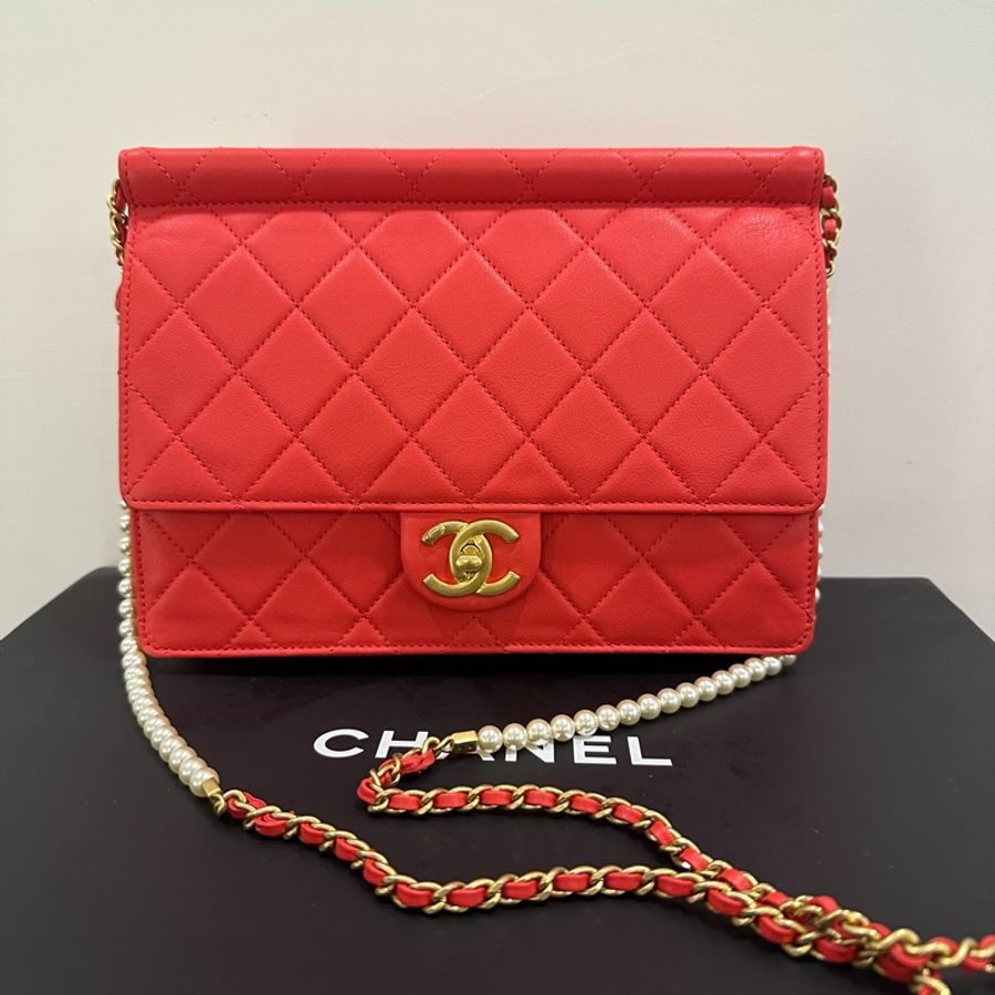 Chanel 珍珠鏈條包-0