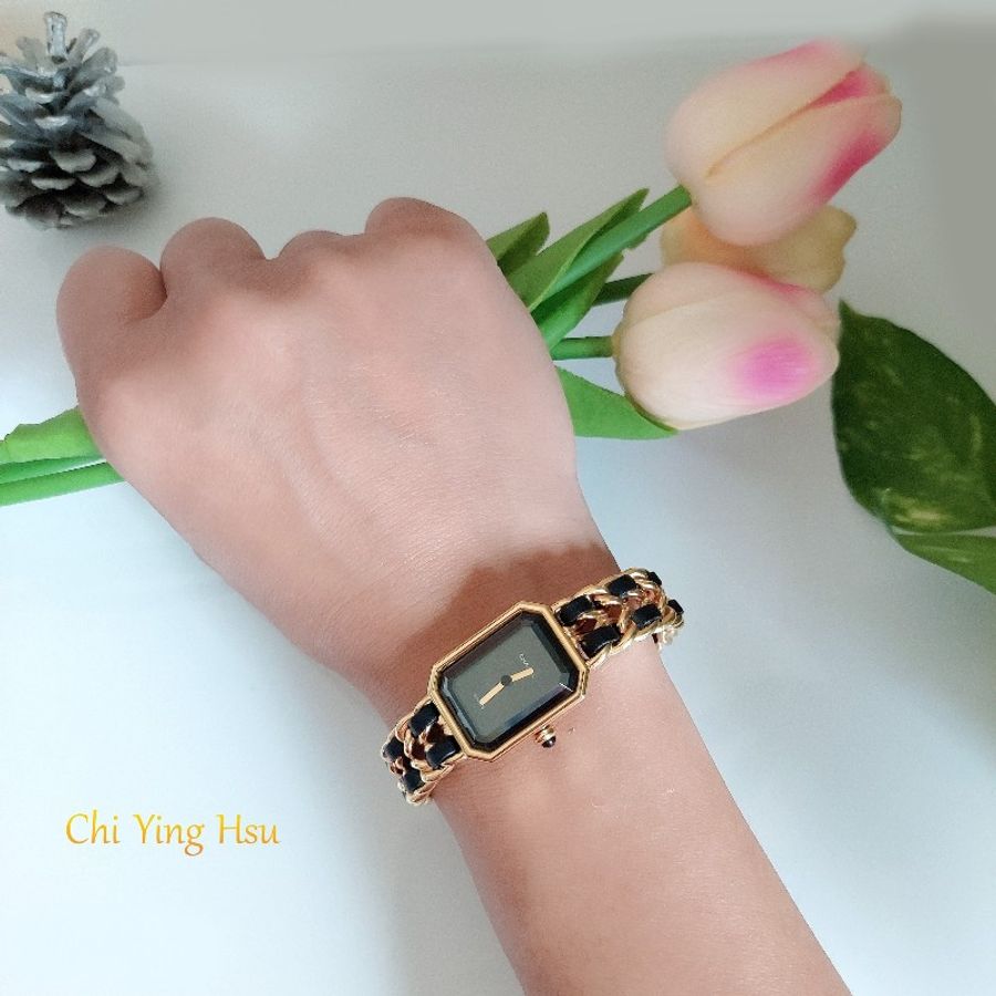 Chanel H0001 🎀實品拍照🎀香奈兒首映系列premiere手錶M尺寸~二手約（9.成新）-13