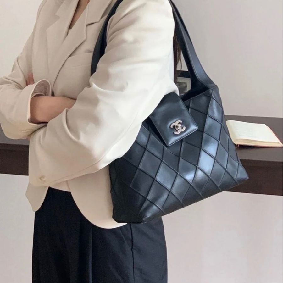 香奈兒Chanel Waffle Kelly Bag-0