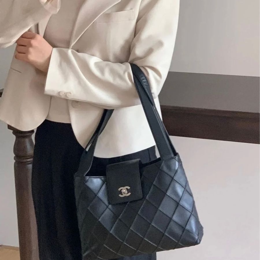 香奈兒Chanel Waffle Kelly Bag-1