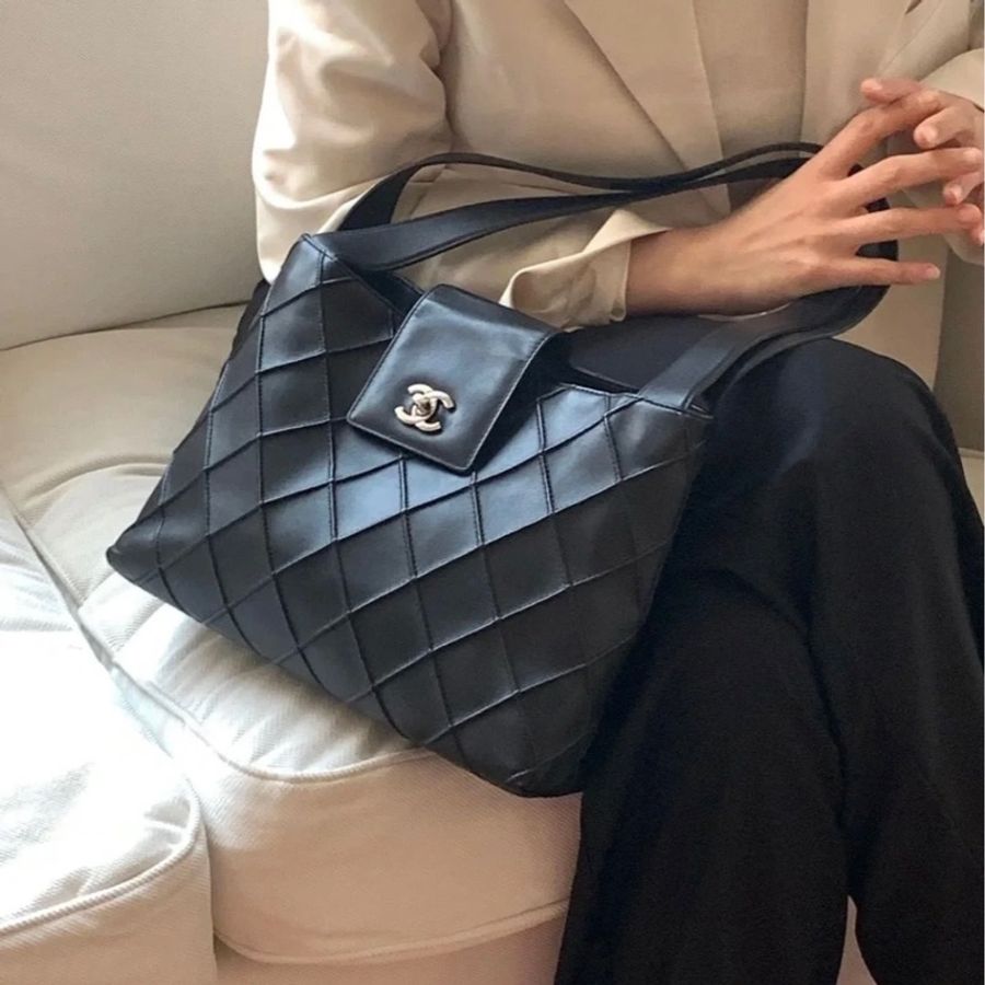 香奈兒Chanel Waffle Kelly Bag-2