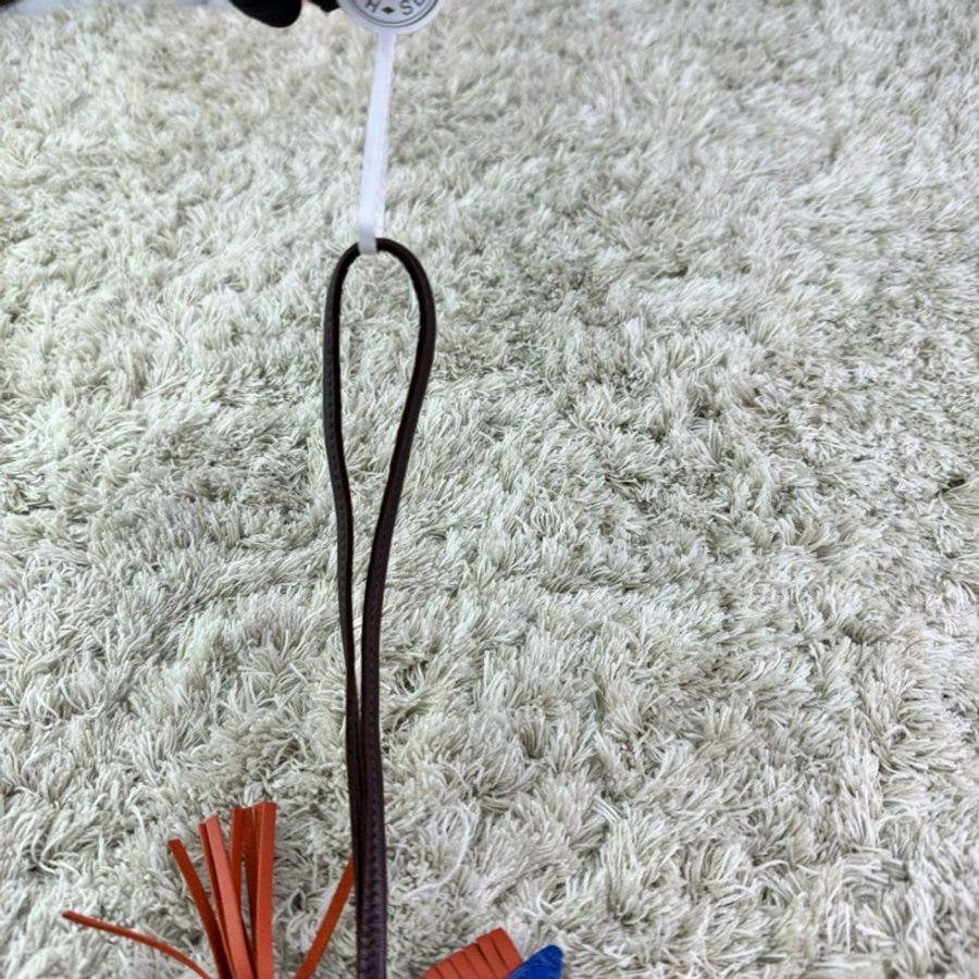 Hermes 愛馬仕 小馬 Rodeo PM 吊飾 掛飾 法國藍/紅玉髓/馬鞍紅 U刻-10