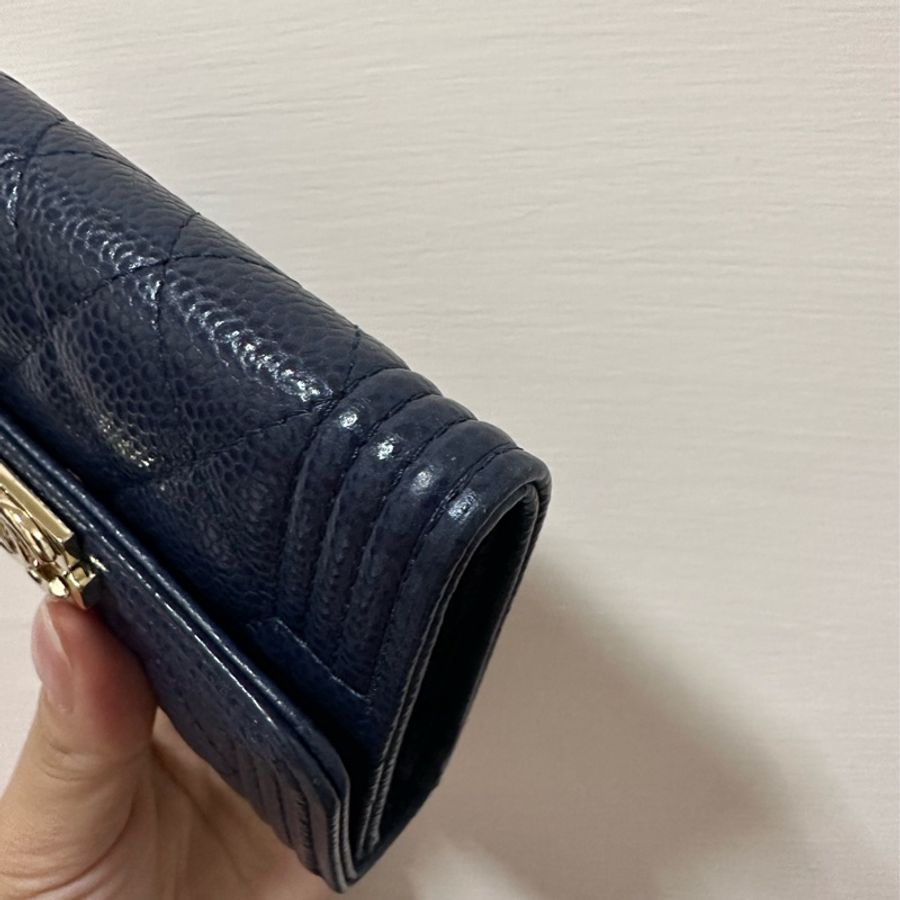 Chanel boy雙層零錢包-15