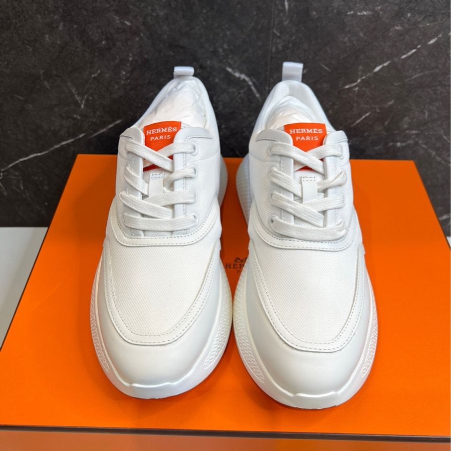 Hermes 愛馬仕增高小白鞋 (36.5)-2