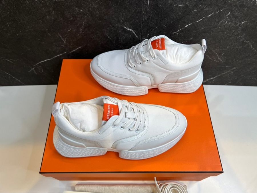 Hermes 愛馬仕增高小白鞋 (36.5)-7