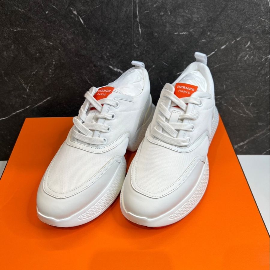 Hermes 愛馬仕增高小白鞋 (36.5)-12